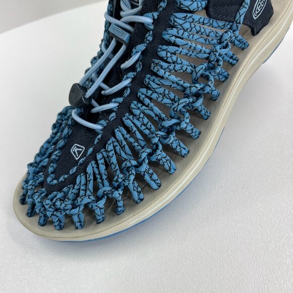 KEEN Uneek 1016897 Sandals Womens US 9.5 Braided Bungee Hike Water Midnight Navy - Picture 9 of 13